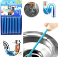 Sani Sticks Keeps Drain Pipes Clean and Deodorizer Unscented Drain Opener Sani Sticks Keeps Drain Clear & Odor-Free Kitchen Dapur Sink and Bathtub Drain Cleaner (Pack of 12 Sticks) Blue Colour Sani Sticks Drain Cleaner and Deodorizer Non-Toxic Enzyme Form. 