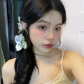 Elegant and Gentle Butterfly Orchid Head Flower Hair Clips Female Mori Atmosphere Sense of The Seaside Holiday Photo Bangs Clip. 