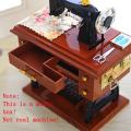 Vintage Music Box Mini Sewing Machine Style Mechanical Birthday Gift Table Decor. 