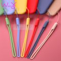 Universal Silicone Mobile Phone Lanyard Skin-friendly Silicone Wrist Strap Elastic Creative U Disk Key Multicolor Short Sling. 