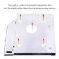 Universal 2nd HDD Caddy 12.7MM SSD HDD Case Enclosure For Laptop DVD-ROM CD-ROM. 