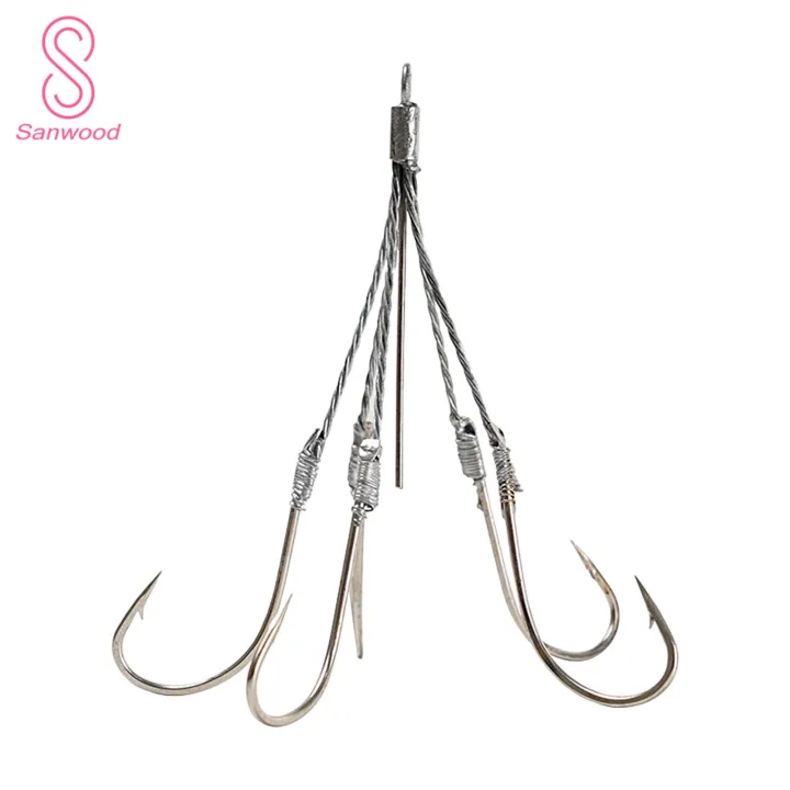 Fishing Lure Hook J-shape Jig Head Super Sharp Fishing Hook Clamp