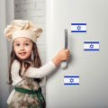 Easy life ISR IL Flag Fridge Magnets Home Decor Magnetic Fridge Magnets customizable Soft magnetic refrigerator sticker. 