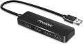 USB Hub, Frotox 4 Ports USB 2.0 Adapter Portable USB Splitter with LED Indicator Cable 28cm, Ultra Slim USB Hub for Mouse, Keyboard, Printer, Pen Drive, etc C R1455 FRRR. 