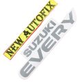 Suzuki Every Van rear sticker Light Silver Color 01 PC. 