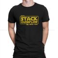 Stack Overflow With You TShirt For Men Linux Operating System Clothing Style Polyester T Shirt Comfortable. 