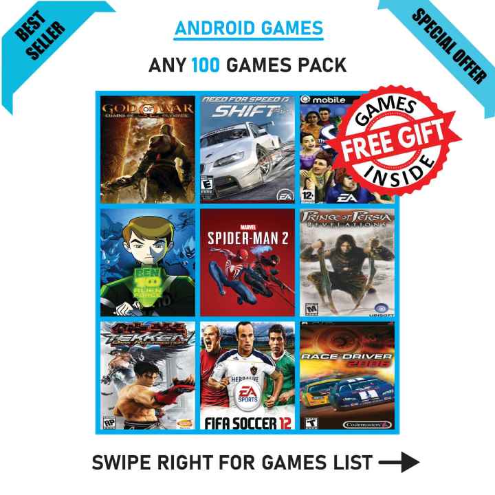Any 100 Android Mobile Games Pack - Your Choice - Google Drive ...