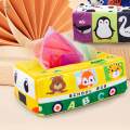 Baby Tissue Box Toy Silky Tissue Early Educational for Indoor Home Preschool Infants. 