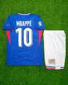 Mbappe France home kit, Football kits France Euro shirt, Mbappe 10 kit, France football shirt. 