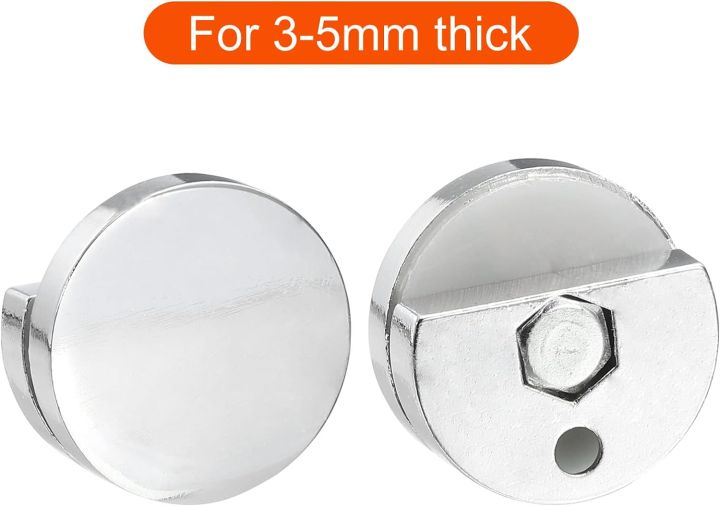 4%20PCS%20Zinc%20Alloy%20Mirror%20Floating%20Glass%20Clip%20Set%20Round%20Shape%20Wide%20Mirror%20Clip%20Set%20Glass%20Clamps%20Holder%20Glass%20Shelf%20Bracket%20Bathroom%20Mirrors%20Supporting%20Sheet%20Dresser%20Mirror%20Fixed%20Fitting%20-%20Image%202