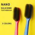 【HOT】 Nano Silicone Toothbrush 4 Packages Adult Specific Toothbrush Suitable For People With Sensitive Gums. 