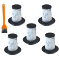 5 Pcs Filters for Rowenta Air Force 460 All in One RH92Xx and Air Force Flex 560 RH94Xx Vacuum Cleaner,Parts ZR009002. 