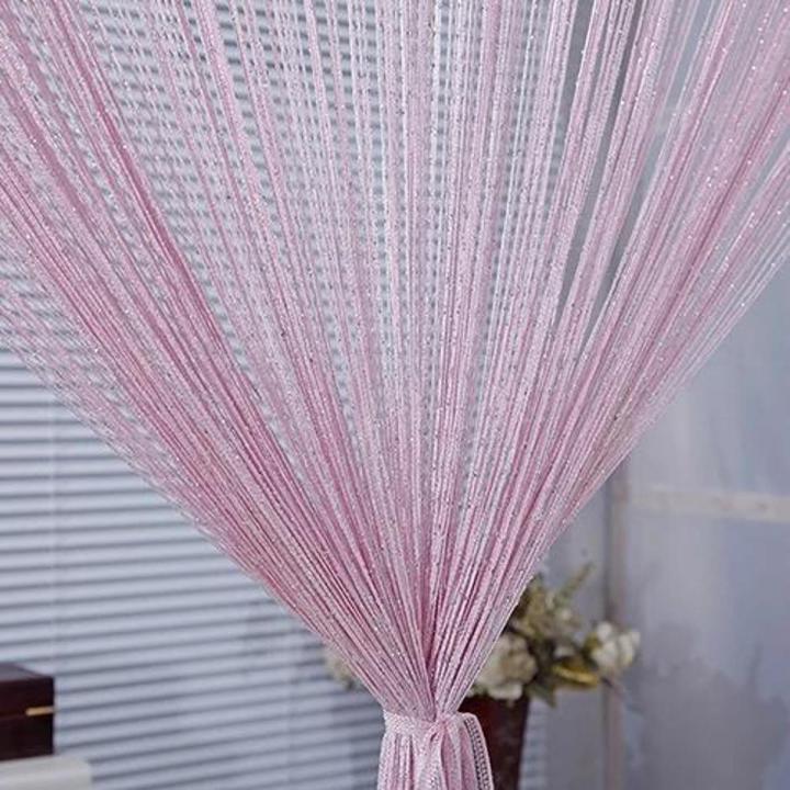 String Curtains Window Panel Curtains Divider Yarn Valance Home Decoration Cafe Kitchen Hanging Door Curtains