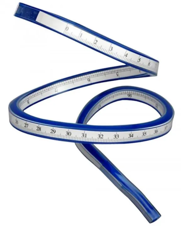 Flexible%20Curve%20Ruler%20Drafting%20Drawing%20Tool%20Plastic%20(30cm)%20-%20Image%203