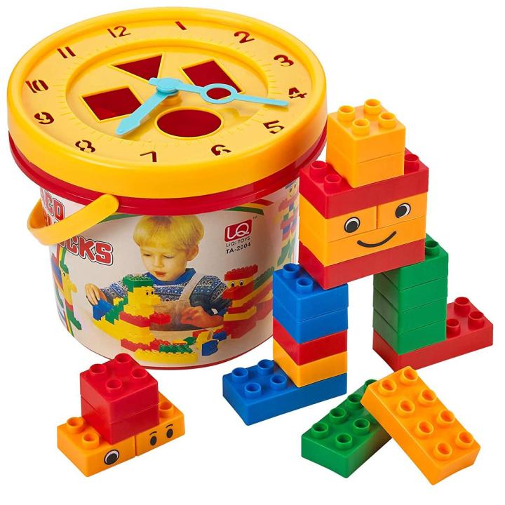 Faco Building Blocks Toys Bucket - 33 PCS