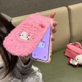 ♥Ready Stock +FREE Shipping+COD♥ Sanrio Hello kitty Plush embroidery apple Phone Case Kawaii Phone Case Silicone Soft Case for iPhone 12 13 14 15 16 Pro Max. 