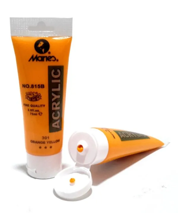 Marie's%2075ml%20Acrylic%20Colors%20Paint%20Tubes-301%20Orange%20Yellow%20-%20Image%204