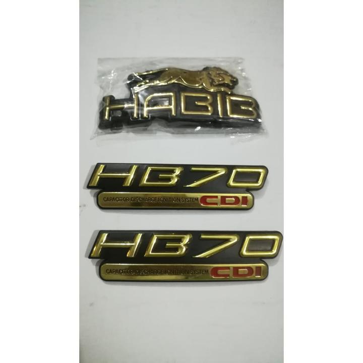 Motorcycle tenki tapa monogram fuel tank habib bike 70cc