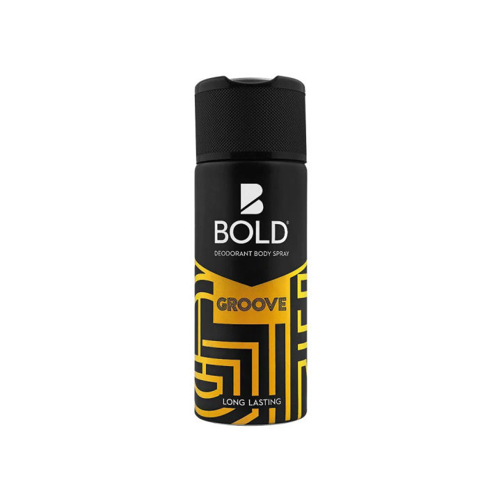 Bold Groove Long-Lasting Deodorant Body Spray for Men 150ML Fresh and Energizing Scent Daily Body Spray for All-Day Odor Protection, Confidence, and Refreshing Masculine Vibe