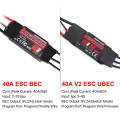 Upgraded HobbyWing Skywalker V2 Series 40A UBEC ESC. 