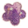 13ME Glitter Cherry Coaster Cherry Blossom Quicksand Flash Coaster Cute Quicksand Pad. 