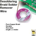 Desoldering Braid Solder Remover Wick Wire 1.5 Meter | 2mm. 