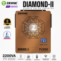 Ziewnic Diamond II 6G Series PV3000 Pure MPPT Solar Inverter 2.2KVA | Pure Sine Wave |  Brand Warranty | Ziewnic Solar Energy Official store. 