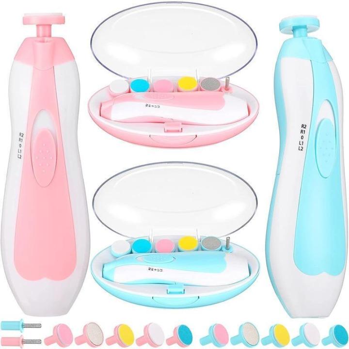 Baby Nail Clippers Safe Electric Baby Nail Trimmer, Baby Nail File Kit Born