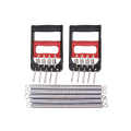 5 Spring Chest Expander Exercise Fitness Strength Training Adjustable Resistance. 