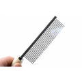 Pet Dog Cat Comb Stainless Steel Pin Teeth Wooden Handle Grooming Fur Hair Brush. 