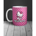 hello kitty mug or cup of tea and coffee. 