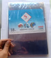 Binding Sheet PVC Plastic A4 Size (50pic) Biding card Gata A4 size (50Pic). 