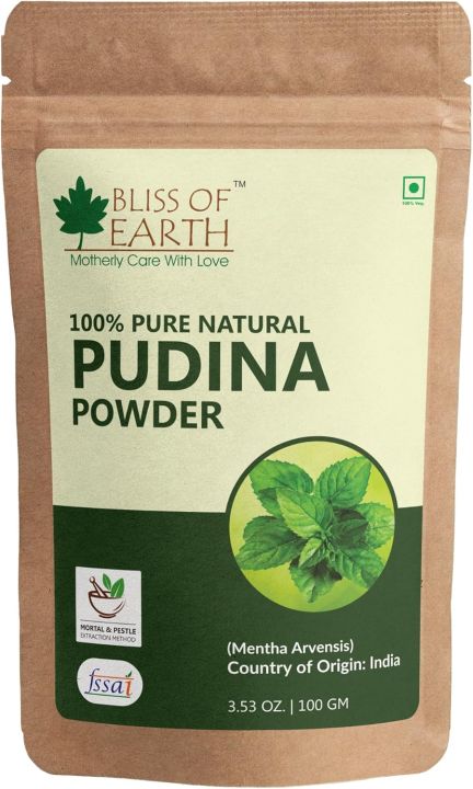 Pure Mint Powder - 100g | Dried Peppermint Powder | Daraz.pk