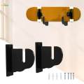 Skateboard Wall Mount Skateboard Storage Rack for Home Garage Long Boards. 
