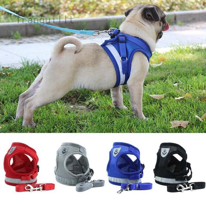 tranquillt Cat Walking Jacket Harness and Leash Pets Puppy Kitten Clothes Adjustable Vest