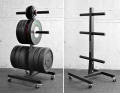 Bumper Plates Stacker with wheels. 