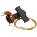 Restrictable Twist Throttle Cable Set For 49cc Mini Moto Dirt Bike. 