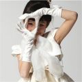Princess Girls Gloves Satin Long Gloves Children's Day Gifts Party Prom Dance Gloves with Bowknot Children Dress Accessories. 