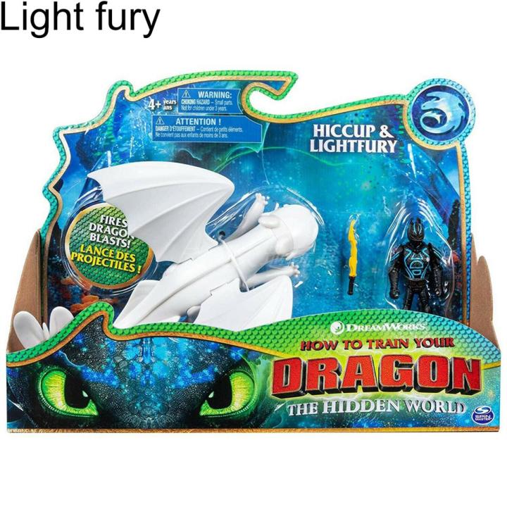 How to Train Your Dragon Toothless Light Fury Hiccup Figure Doll Toy Kids Gift