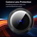 Samsung Galaxy S25 Ultra 5G Camera Lens Protector, Scratch-Resistant HD Clarity Ultra-Thin 9H Tempered Glass with Aluminum Edging, Individual Metal Lens Cover (Black). 