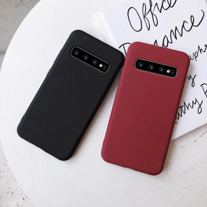 Samsung Galaxy S10 5g Back Cover Shockproof Silicone Phone Soft Cover & Lenient Sold Color Official Case