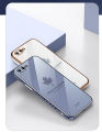 For OPPO A3s Cover + Wrist Strap Fashion Shiny Maple leaf Plating Square Bumper Phone Case Soft TPU Silicone Shockproof Protective Back Cover. 