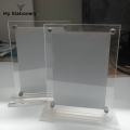Crystal Clear Acrylic Photo Frame Stand. 