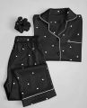 Night Suit Sleeping Silk Suit Nightwear Girls. 