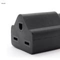 Portable 110-120V to 220-240V Plug Adapter Black 5-15P To 6-15R. 