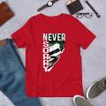 Black Joker Never Sorry Printed Summer T-Shirt - Premium Quality and Stylish Summer T-Shirt - Stay Cool and Trendy. 