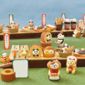 Livecity Miniature Cat Baking Version Decoration Compact Japanese Zakka Cat Figure for Home Decor. 