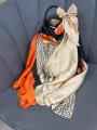 Orhni China Silk Printed Hijab for Women, 100% Silk, 180x90 cm, Multi Designs. 