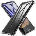 Nokia C1 Soft Shock Proof Jelly Back Cover Transparent. 