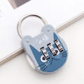 Lock Handbag Safe Lock Locker Combination Lock Secure Luggage Lock Cute Cat Code Lock Mini Travel Padlock. 